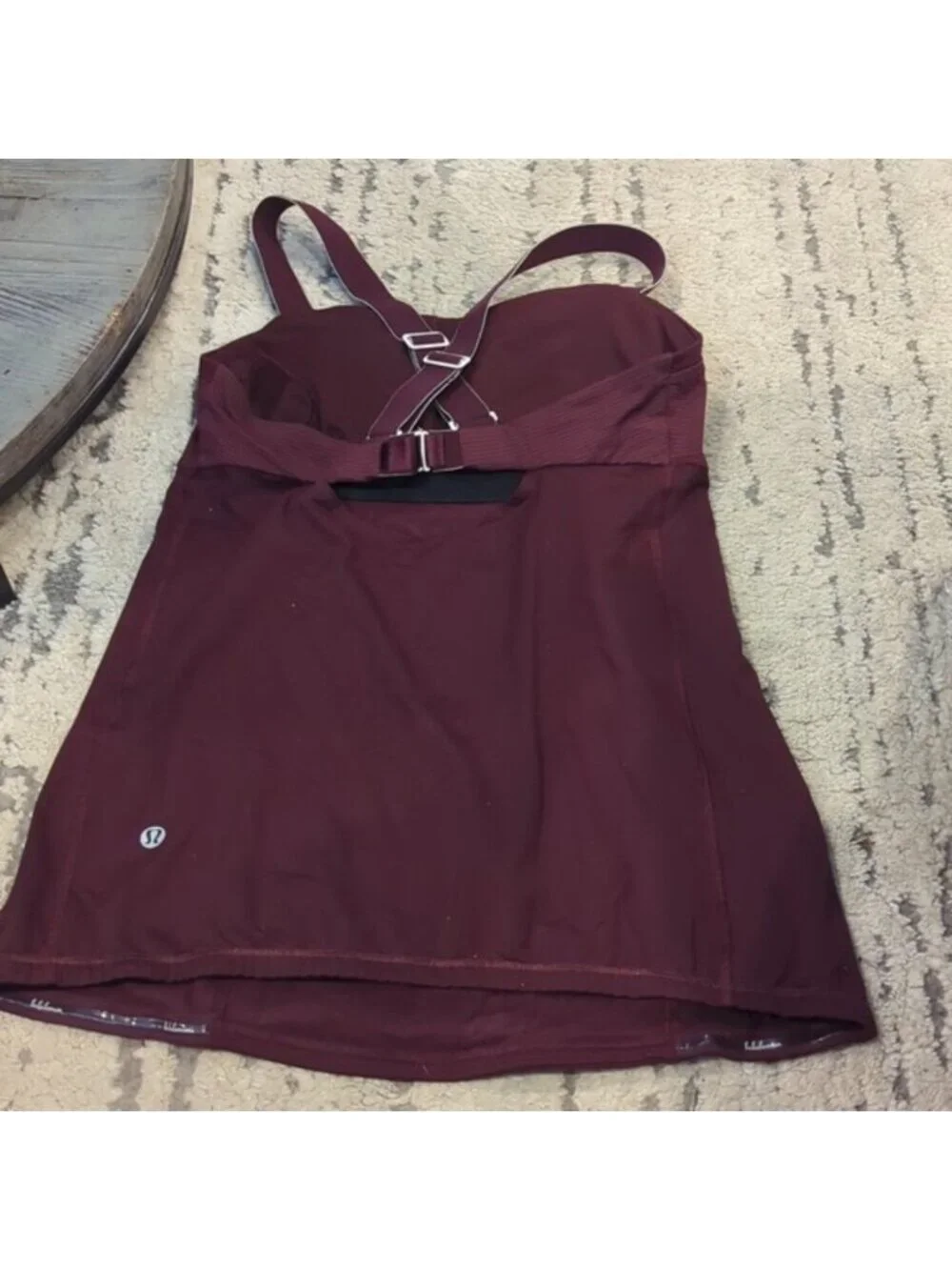 Lululemon Run: Catch Me TankBordeaux Drama / Tonka Stripe Bordeaux Drama